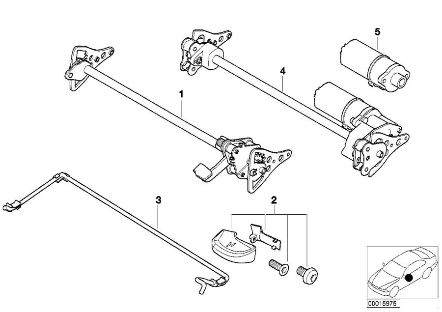 Diagram Seat, front, tilt adjustment for your 2016 BMW X1   