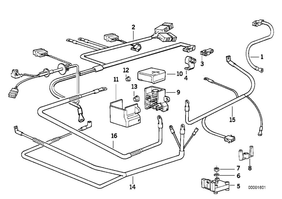 Diagram Battery cable/starter cable for your 2023 BMW X3  30eX 