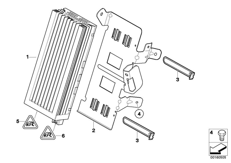 BMW 528xi Snap-in receptacle 2.5 ELA with cable. 1 - 61130007571 ...