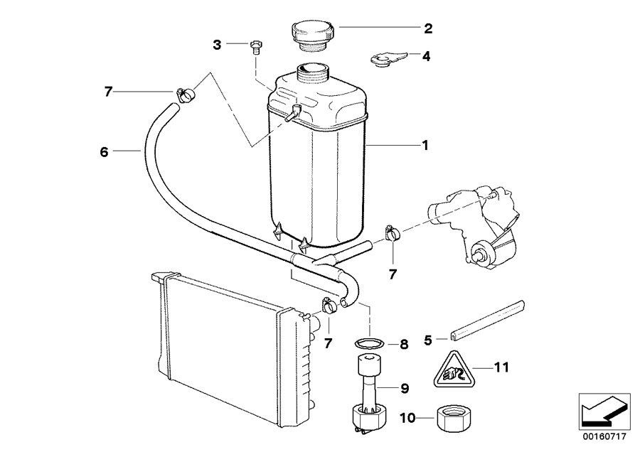 Diagram EXPANSION TANK for your 2016 BMW Z4   