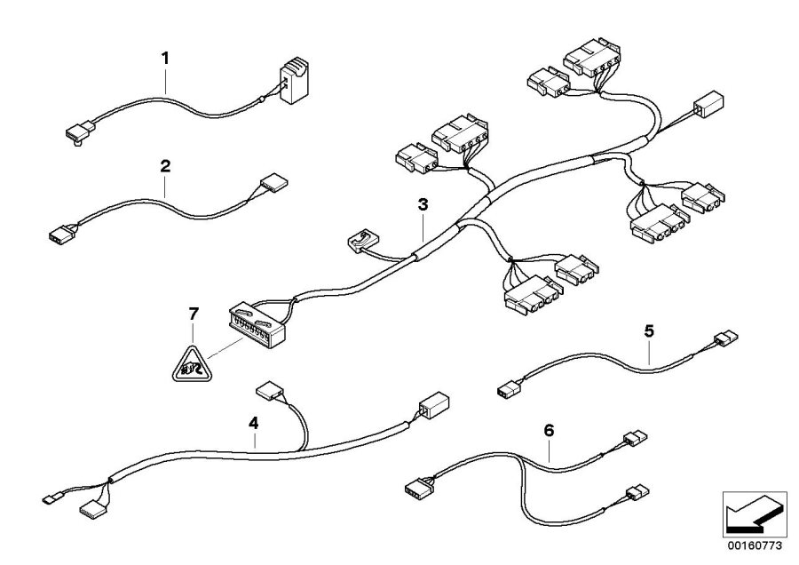 Diagram Wiring set seat for your 2023 BMW X3  30eX 