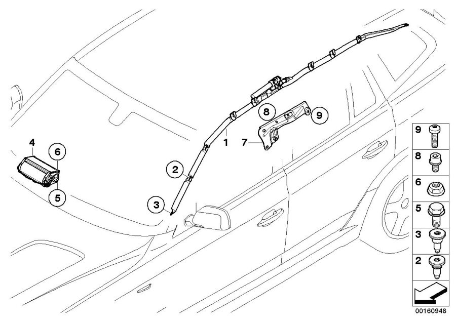 Diagram Airbag for your BMW