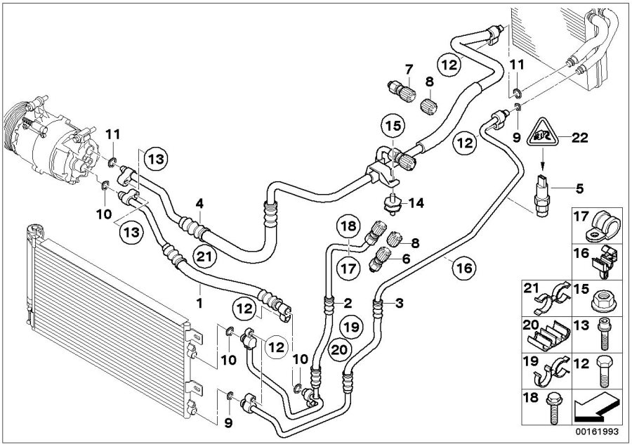 Diagram Coolant lines for your MINI