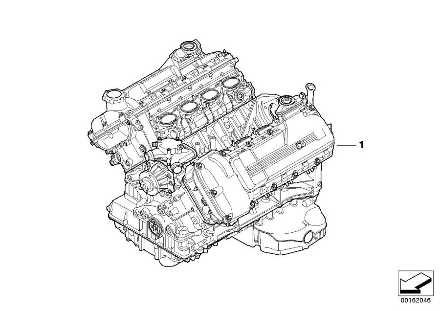 Diagram Short Engine for your 2011 BMW Alpina B7   