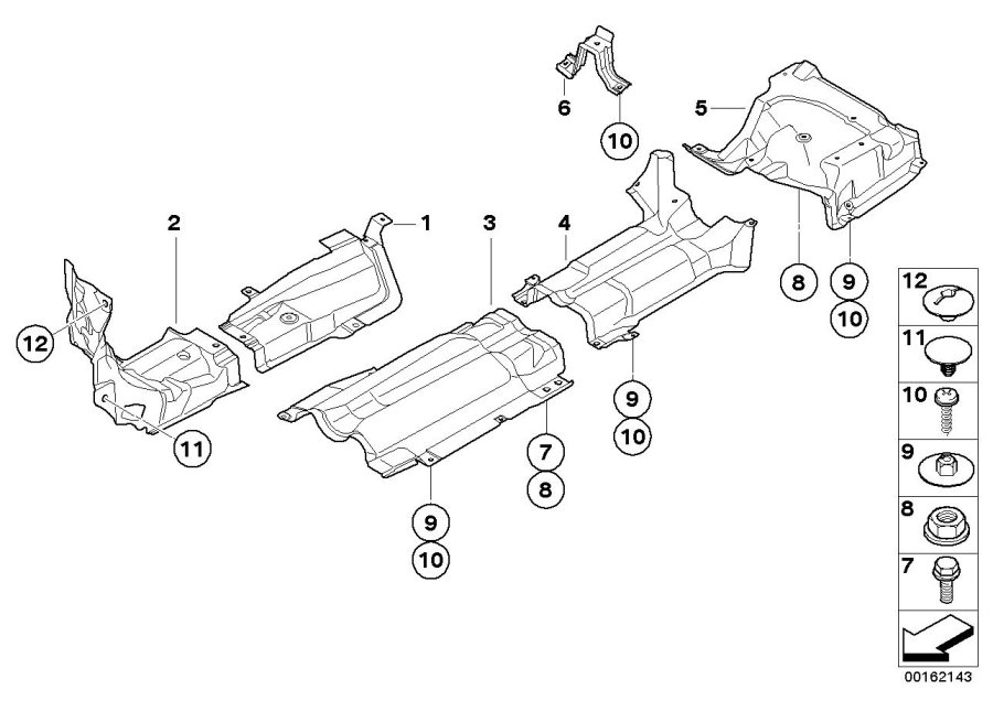 Diagram Heat insulation for your 2015 BMW M6   