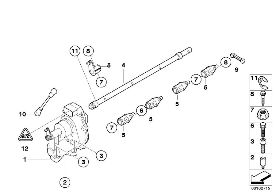 Diagram Throttle BODY/ACCELERATION for your BMW M240iX  