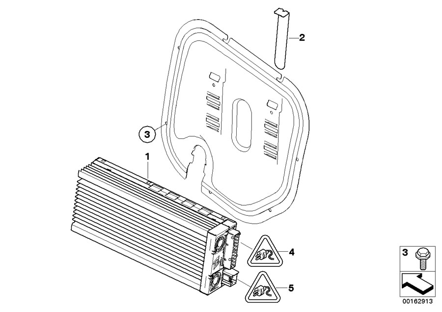 Diagram Amplifier HiFi Prof. / Harman Kardon for your 2008 BMW M6   