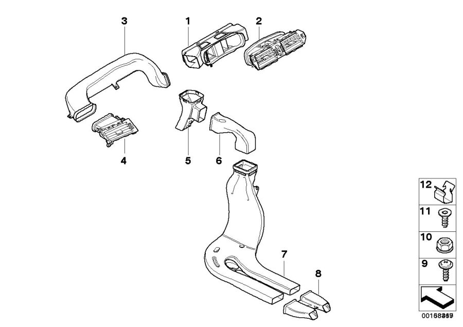 Diagram Air duct for your BMW