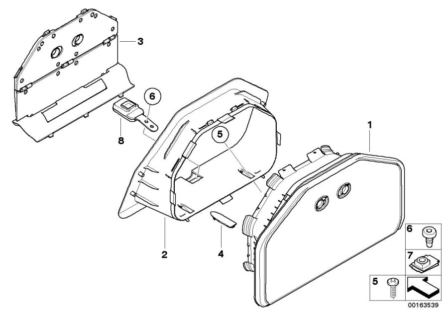 Diagram Rear seat ski bag for your 1988 BMW M6   