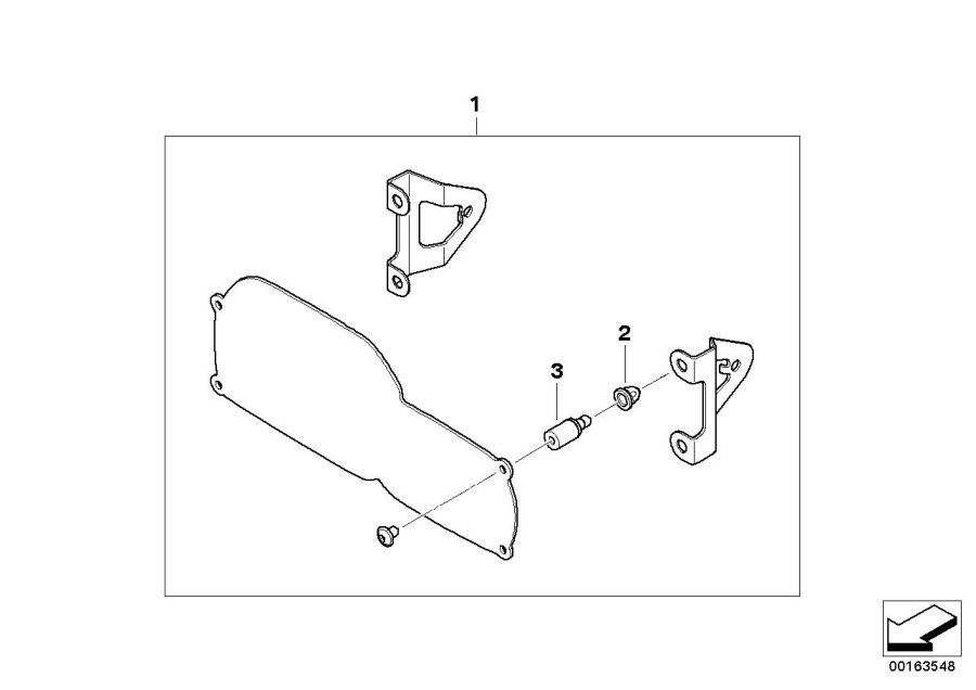 Diagram Set, offroad headlight protection for your 2016 BMW F800GS   