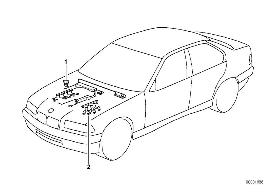 Diagram Engine wiring harness for your BMW