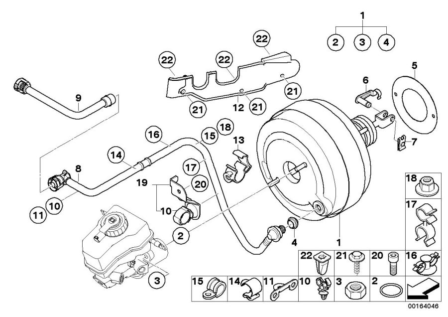 Diagram Power brake unit depression for your 2007 BMW 535i   