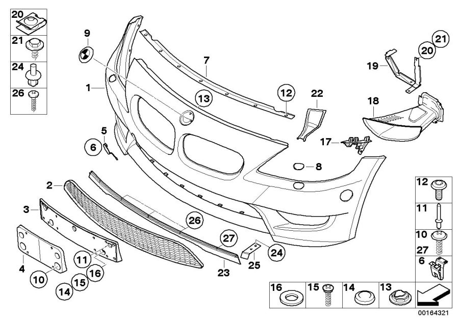Diagram Trim cover, front for your 2013 BMW 128i   