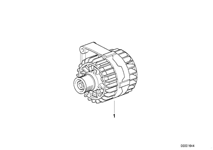 Diagram Compact alternator for your 2013 BMW