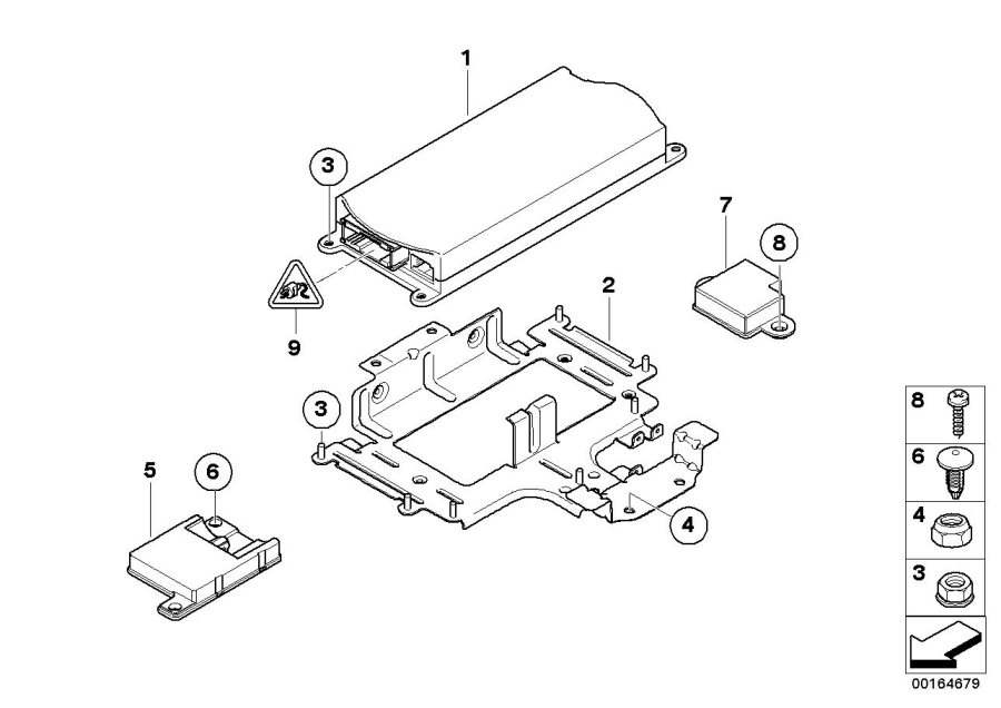 Diagram Single parts sa 639, trunk for your BMW