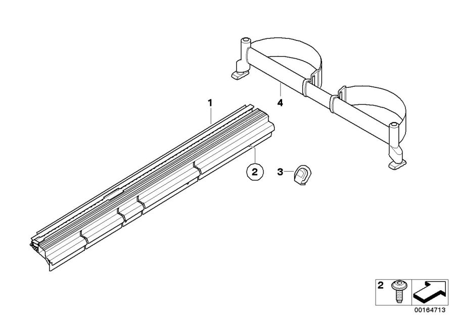 Diagram Strap system for your 2006 BMW M6   