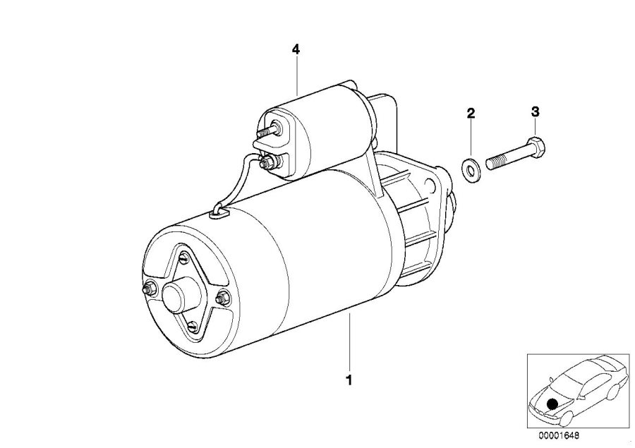 Diagram Starter for your BMW 328i  