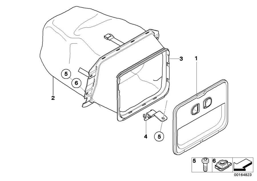 Diagram Transport bag, seat, rear for your BMW