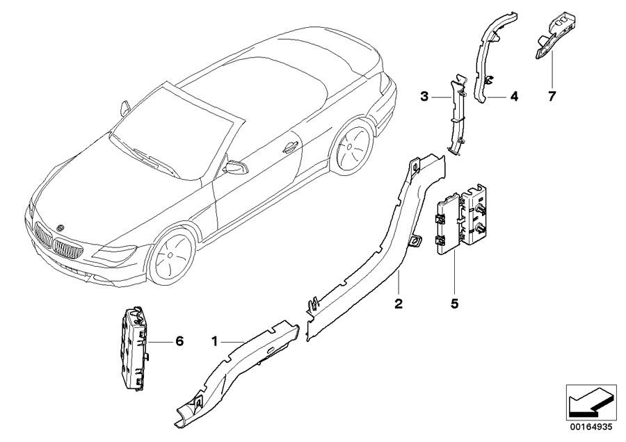 Diagram Cable covering for your BMW