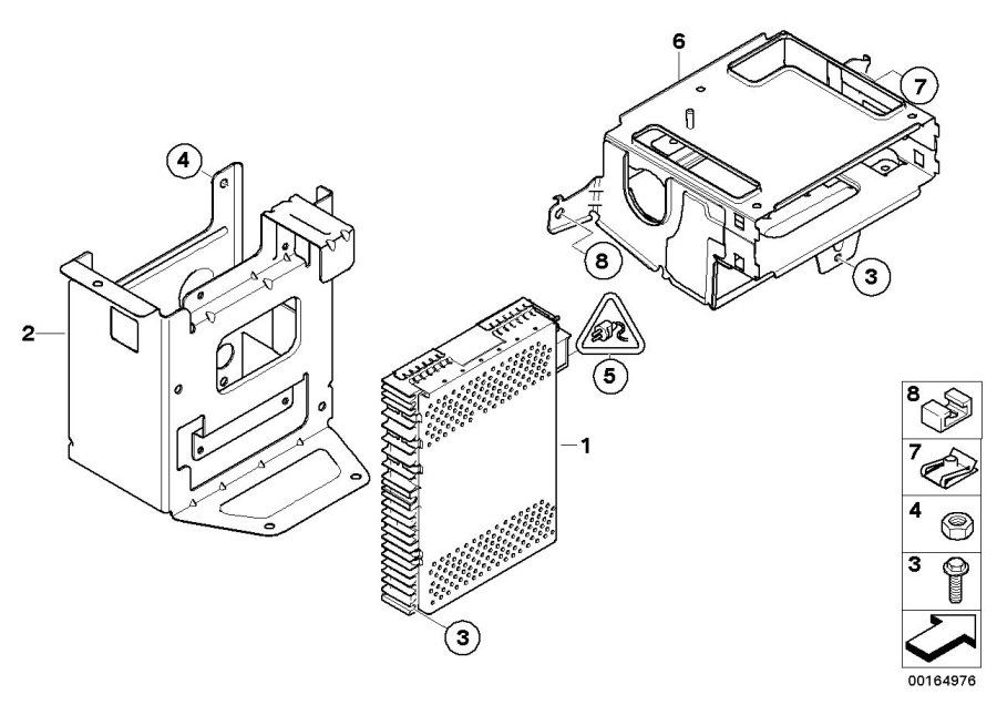 Diagram Satellite- radio for your BMW