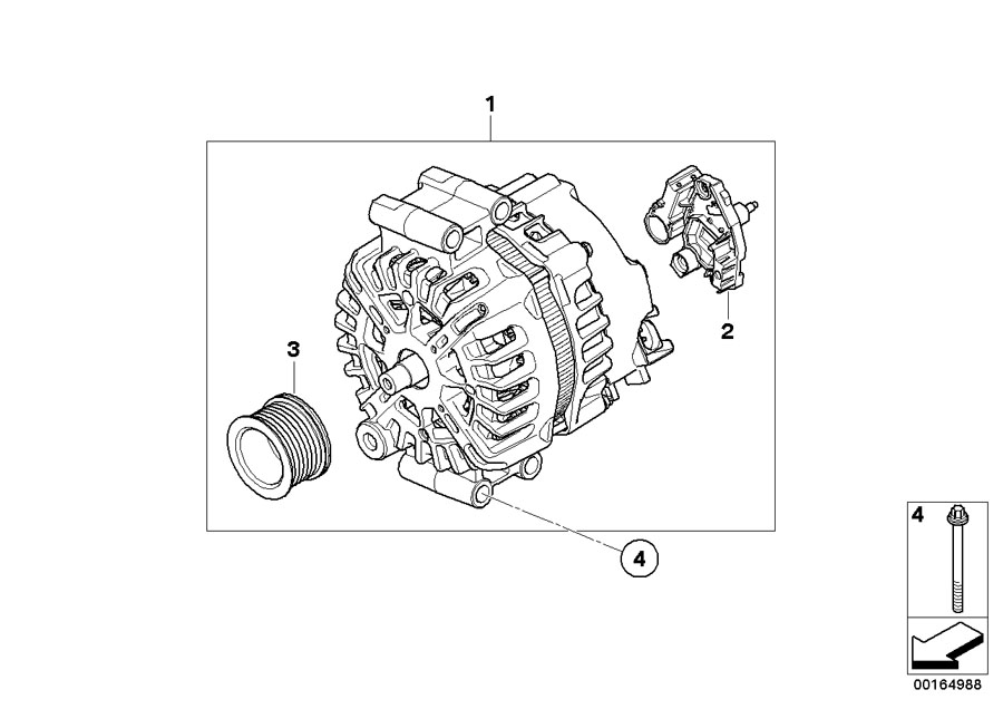 Diagram Alternator for your 2010 BMW 750LiX   