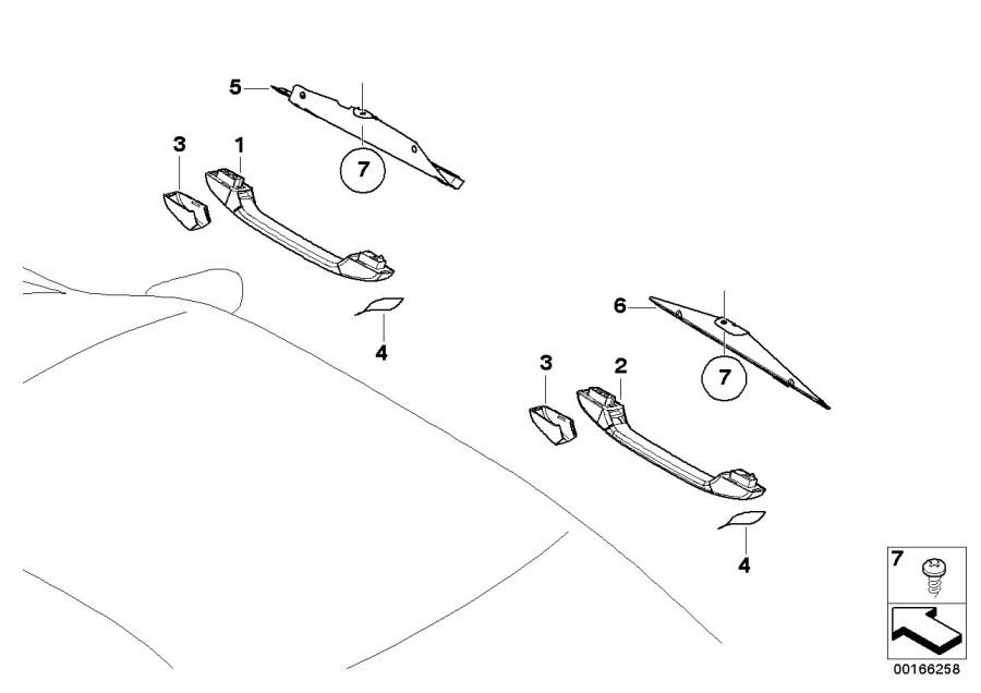 Diagram Handle for your 2012 BMW M6   