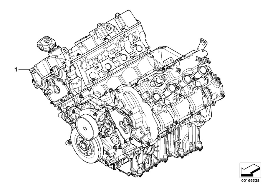 Diagram Short Engine for your 2012 BMW 750i   