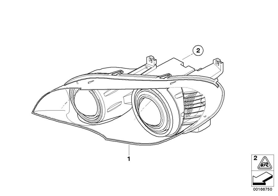 Diagram Headlight for your BMW