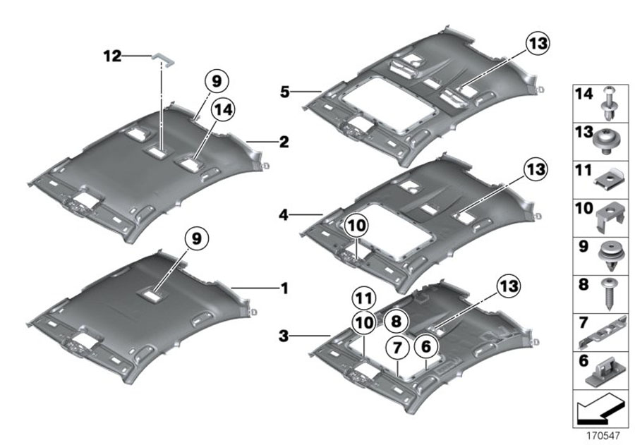 Le diagramme Pavillon pour votre BMW