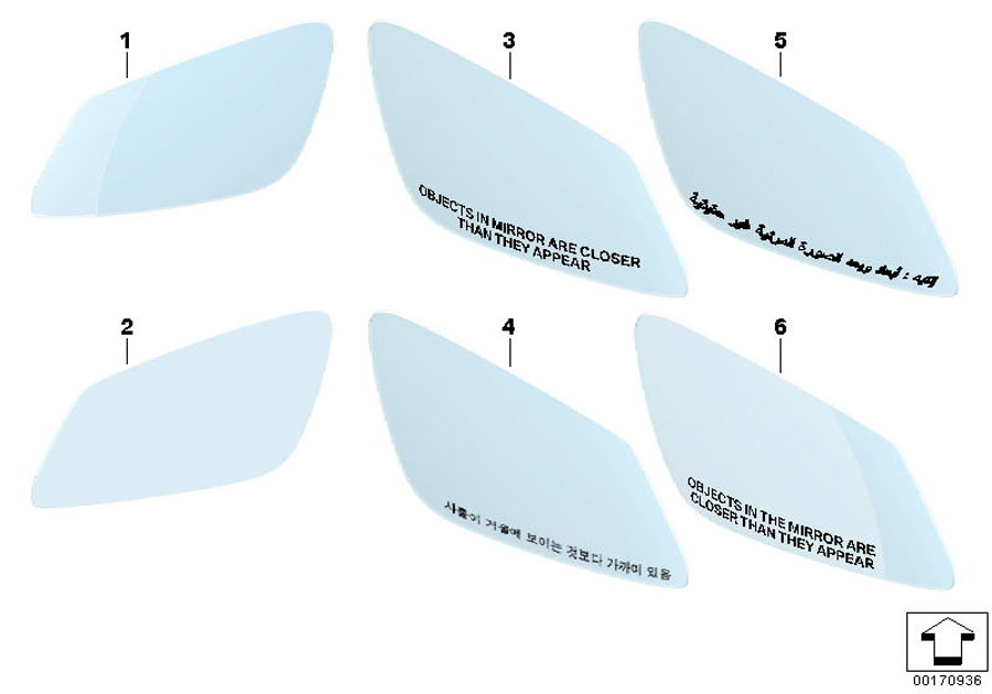 Diagram Mirror lens (S430A) for your 2000 BMW 328Ci Coupe  