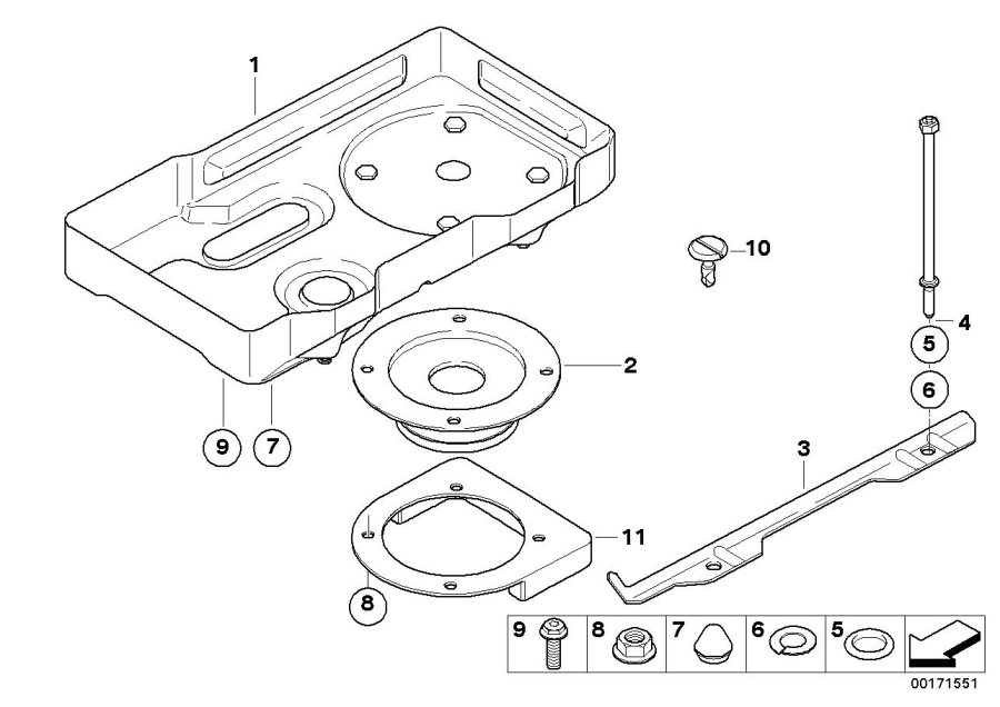 Diagram Vibration damper for your BMW