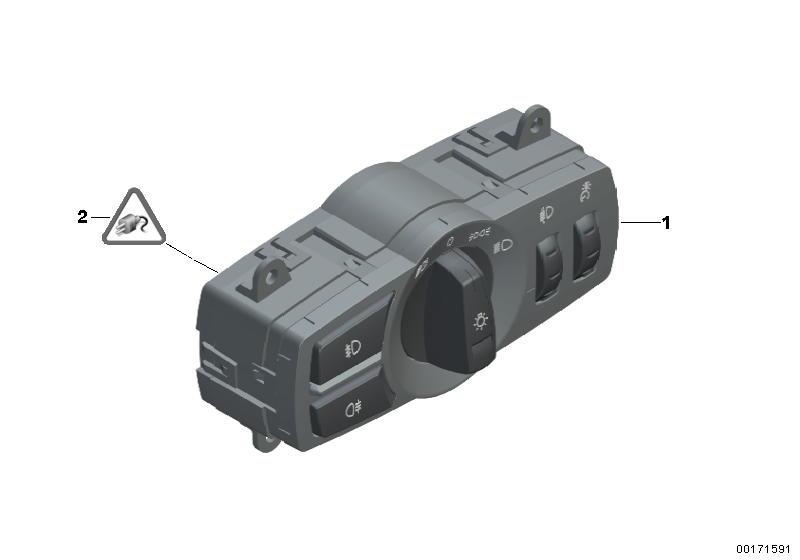 Diagram Control unit lights for your BMW