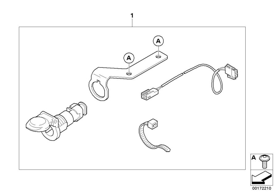 Diagram Retrofit kit, socket for your 2008 BMW HP2 Sport   