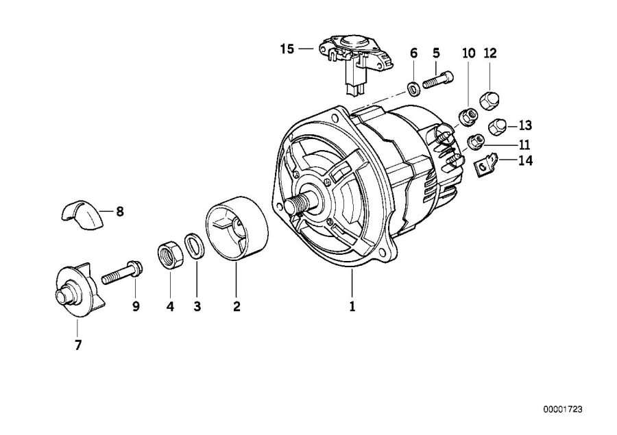 Diagram Alternator for your 2008 BMW K1200LT   