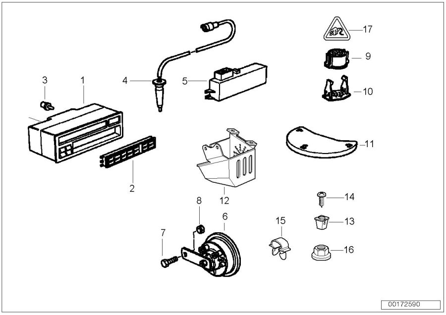 Diagram On-board computer for your 1998 BMW 328i Convertible Manual 