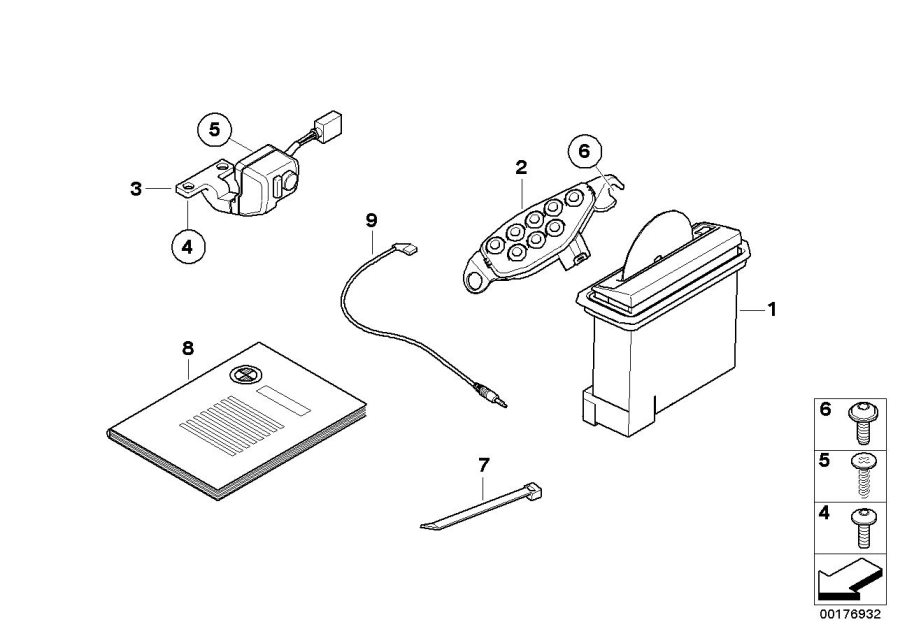 Diagram Retrofit, CD radio for your BMW