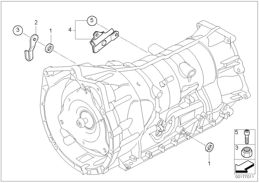 Diagram GA6HP19Z circuit control components for your BMW