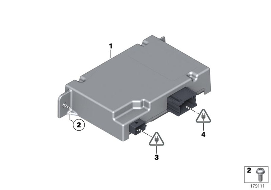 Diagram ECU for camera-based driver support for your 2004 BMW X5   