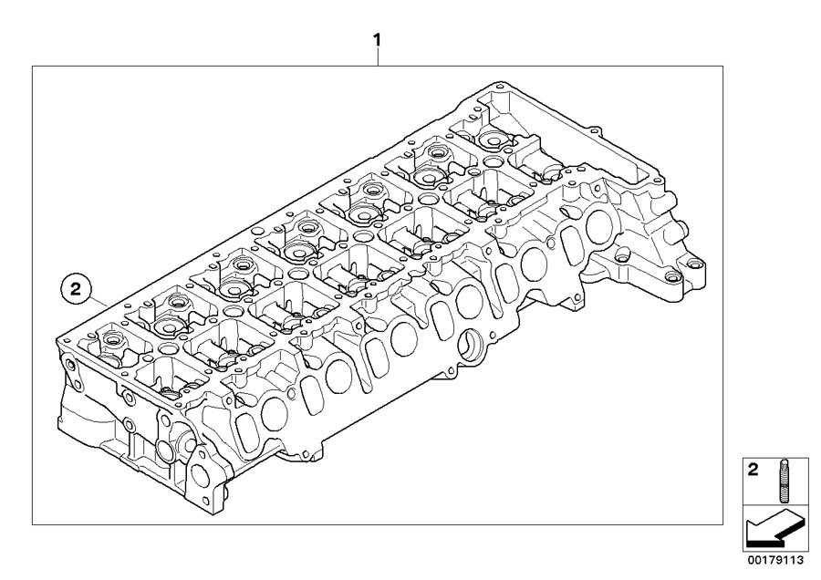 Diagram Cylinder Head for your 2013 BMW M6   