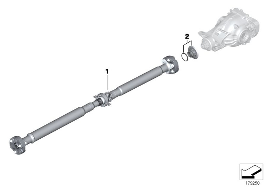 Diagram Drive Shaft/Insert nut for your 2007 BMW M6   