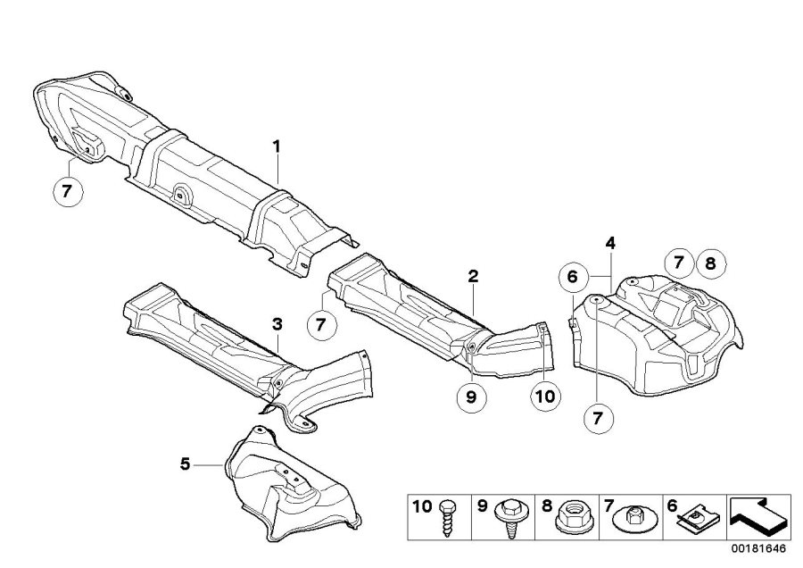 Diagram Heat insulation for your 2012 MINI Countryman   