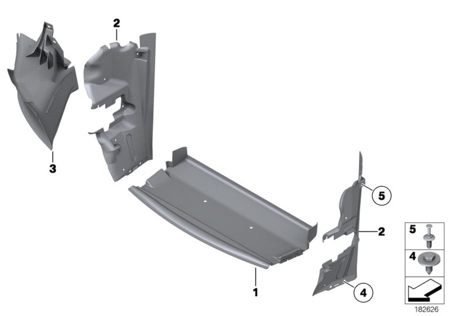 Diagram Air ducts for your BMW