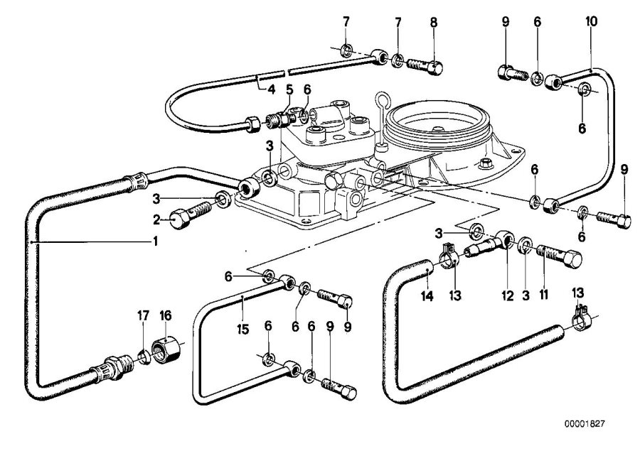 Diagram Fuel pipe for your 2017 BMW M4 GTS   