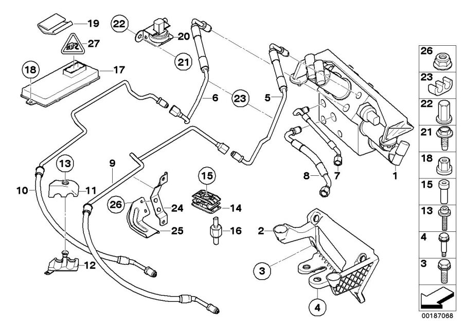 Diagram Valve block + add-on parts/Dynamic Drive for your 2016 BMW 228i   