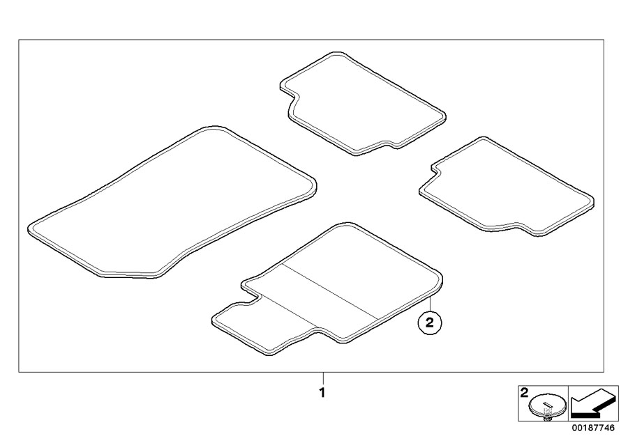 Diagram Footmat update for your BMW M3  