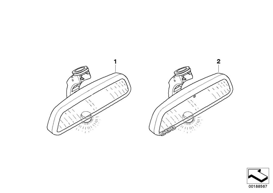 Diagram Retrofit: Compass/Remote control for your 2006 BMW 650i   