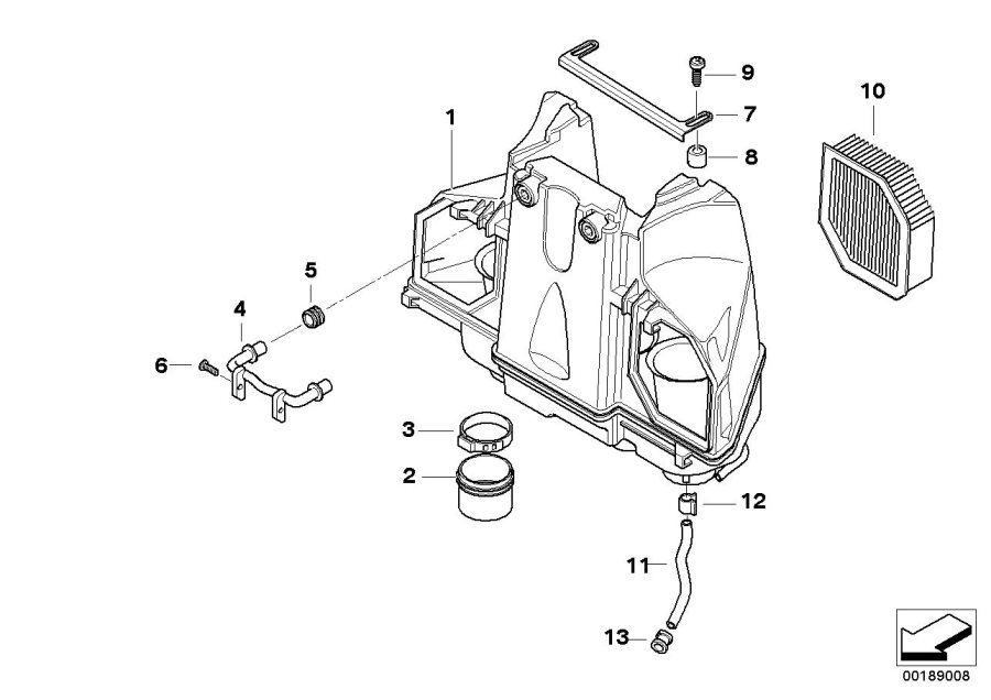 01Intake silencer / Filter cartridge Intake silencer / Filter cartridgehttps://images.simplepart.com/images/parts/BMW/fullsize/189008.jpg