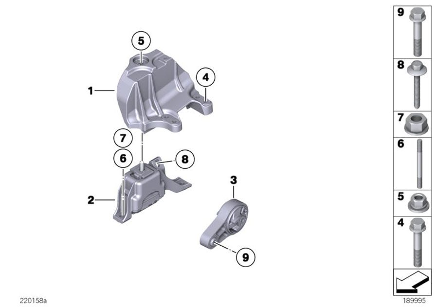 Diagram Engine Suspension for your MINI