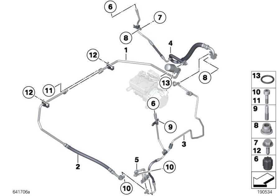 Diagram Coolant lines for your MINI