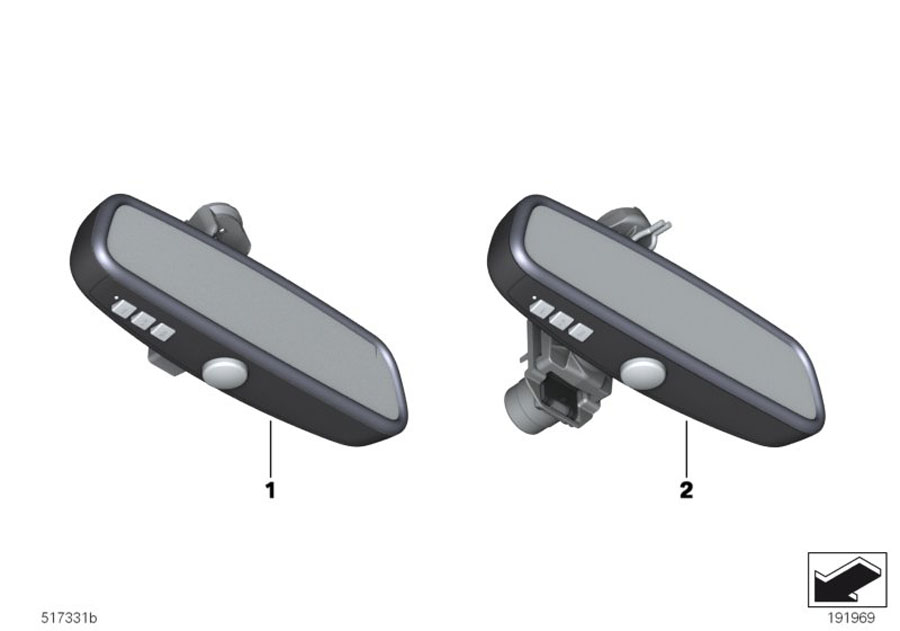 Diagram Retrofit universal remote control for your BMW